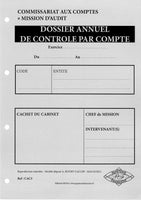 Dossier Annuel de Contrôle par Compte (Paquet de 3)